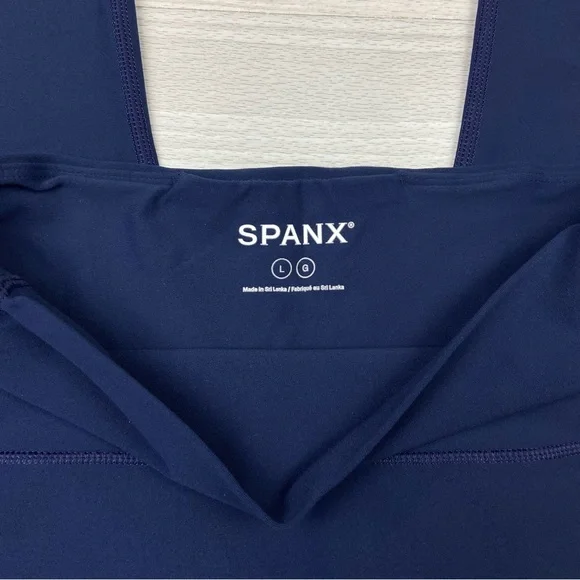 Spanx Smooth OnForm Leggings Timeless Navy Size Large Buttery Soft - Picture 11 of 16